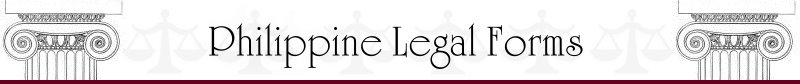 Free Philippines Legal Forms and Contracts Banner